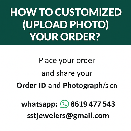 Personalized Photo Bracelet Rakhi with Kumkum & Chawal – A Memory You Can Wear