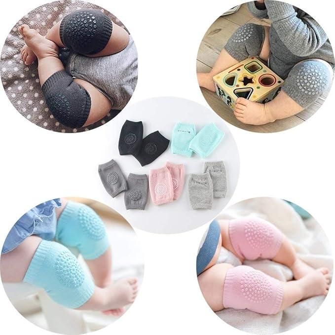 3 Pair Baby Knee Pad For Safety Crawling